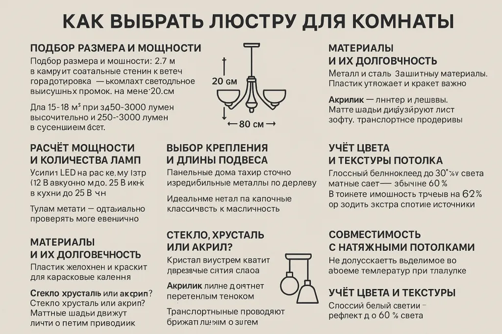 Люстры и потолочные светильники в Москве: как выбрать и заказать подходящую модель